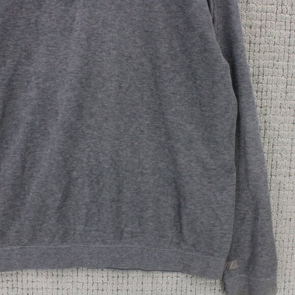 Cutter & Buck Sweater Mens 2XL Gray Solid Half Zip Long Sleeve Lightweight - Picture 3 of 8